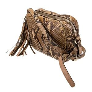 Gucci Soho Python Leather Disco Bag
